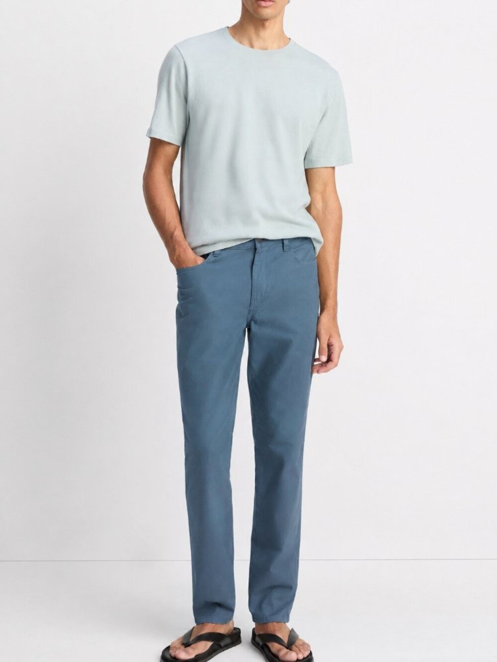 Vince Men’s Size 30 Lightweight Dylan 5-Pocket Pants Light Blue Slim Fit NWT